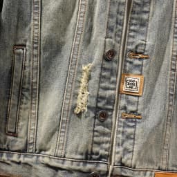 Men's retro ripped denim jacket, new spring and autumn styles, trendy brand, handsome and high-end jacket, American style,