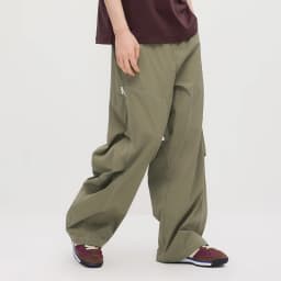 Semir Men Pants Cool Color Block Loose Wide Leg Casual Long Pants 2026 Summer Trendy Style