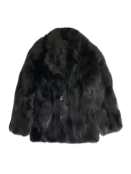 Furry Stand Collar Oversized Thicken Winter Coat Men Warm Windproof Trendy Solid Parkas Faux Fur Outerwear Luxury Casual Jacket