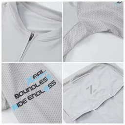 ZRSE Men's Cycling Vest Bib Shorts Set Summer Breathable Quick Dry Slim Fit Short Sleeve for Gym Outdoor Running Road Bike MTB