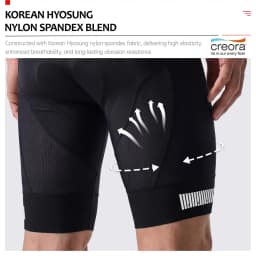 ZRSE Men's Cycling Vest Bib Shorts Set Summer Breathable Quick Dry Slim Fit Short Sleeve for Gym Outdoor Running Road Bike MTB