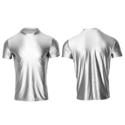 AMORESY Spring Men's Ice Silk Short-Sleeved T-Shirt Breathable Comfortable Casual Wear Half-Sleeved Top Home Wear