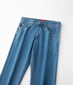OECHSLI Jeans Thin Cotton Men 2026 Spring Summer new quality fashion comfortable elasticity straight Big size 31-38 Pants