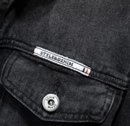Men's American-Style Autumn Vintage Classic Style Versatile Large Size Workwear Denim Non-Stretch Jacket