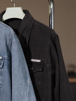 Men's American-Style Autumn Vintage Classic Style Versatile Large Size Workwear Denim Non-Stretch Jacket