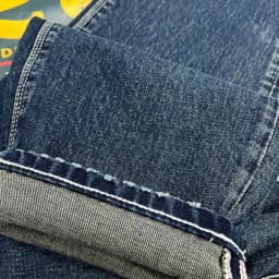 Heavy straight leg jeans men American retro May khaki trend pants blue wash old wear