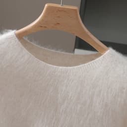 Men's 100% Mink Cashmere Round Neck Knitted Short Sleeved Loose Solid Color Half Sleeved Simple T-Shirt Casual Business Clothing