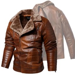 Men's Leather Jackets Autumn Casual Motorcycle PU Jacket Biker Leather Coats Brand Clothing EU Size