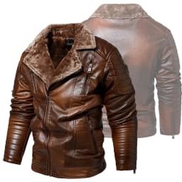 Men's Leather Jackets Autumn Casual Motorcycle PU Jacket Biker Leather Coats Brand Clothing EU Size