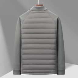 High-quality Winter Fashion, Cool and Lightweight Hoodie, Long-sleeved Stand-up Collar Down Jacket with 90% Down Content