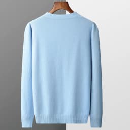 Men's Cardigan Spring Autumn Basic Style 100% Pure Merino Wool Knitted Sweater Large Loose V-neck Jacket Solid Color Casual Top