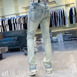 New Splicing Ripped Jeans Men's Rivet Decoration Mens Jeans Brand 2026 Fashion Trendy Versatile Long Pants Jeans Masculina