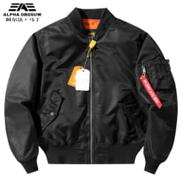 2026 Alpha Martin Trendy Brand Pilot Jacket Men's Autumn Lightweight Baseball Shirt MA1 Classic Style