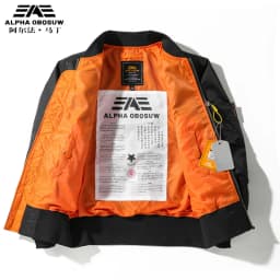 2026 Alpha Martin Trendy Brand Pilot Jacket Men's Autumn Lightweight Baseball Shirt MA1 Classic Style