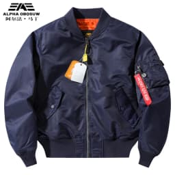2026 Alpha Martin Trendy Brand Pilot Jacket Men's Autumn Lightweight Baseball Shirt MA1 Classic Style