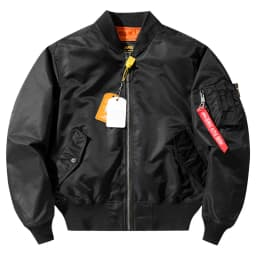 2026 Alpha Martin Trendy Brand Pilot Jacket Men's Autumn Lightweight Baseball Shirt MA1 Classic Style