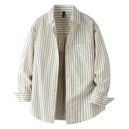 Men Cotton Linen Casual Commute Loose Long Sleeve Simple Fashion Stripe Shirt Male Vintage Fashion Plus Size Shirts Clothes
