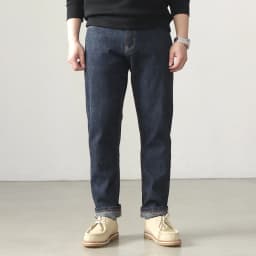 14OZ heavy denim Denim jeans men straight tube depulped May Khaki American vintage primary color wash pants