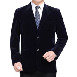 New middle-aged men's business casual suit high-end corduroy suit jacket spring and autumn solid color blazer coat mens blazers