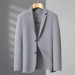 Men's Premium Blazer Top Spring New Summer Solid Color Cool Business Casual Sun Protection Jacket Minimalist Office Urban Wear