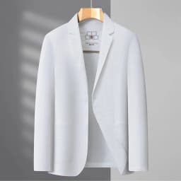 Men's Premium Blazer Top Spring New Summer Solid Color Cool Business Casual Sun Protection Jacket Minimalist Office Urban Wear