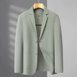 Men's Premium Blazer Top Spring New Summer Solid Color Cool Business Casual Sun Protection Jacket Minimalist Office Urban Wear