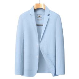 Men's Premium Blazer Top Spring New Summer Solid Color Cool Business Casual Sun Protection Jacket Minimalist Office Urban Wear