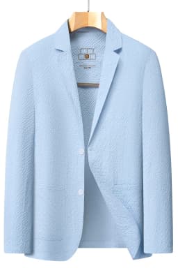 Men's Premium Blazer Top Spring New Summer Solid Color Cool Business Casual Sun Protection Jacket Minimalist Office Urban Wear