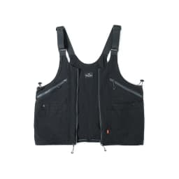 Maden Vintage Multi-Pocket Sleeveless Nylon Vest Amekaji Outdoor Deformable Tactical Vest Functional Dual Purpose Satchel Bag
