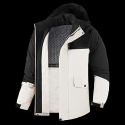Winter Man Thicken Waterproof Outdoor Jacket Men Sport Windproof Detachable Hat Jackets Man Multi Pocket Work Safari Windbreaker
