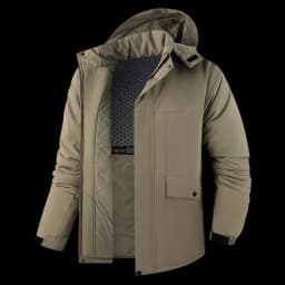 Winter Man Thicken Waterproof Outdoor Jacket Men Sport Windproof Detachable Hat Jackets Man Multi Pocket Work Safari Windbreaker
