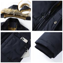 Men Winter New Windproof Fleece Warm Thick Jacket Parkas Coat Men Fashion Hooded Fur Collar Jacket Classic Casual Parka Men