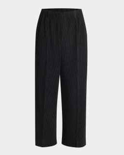 Miyake Men's Pleated Pants Wide Leg Loose Fit Fashion Trousers