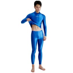 AMORESY Hyperion Multi Functional Hooded High Neck Sunscreen Tops Tights Tees Glossy Breathable Long Sleeve Running T-shirts