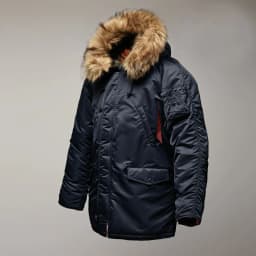 MGP Men's winter standard jacket classic n-3b parka for extreme cold weather waterproof removable faux fur around Hood