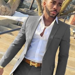 Navy Blue Men's Suit 2 Piece Business Formal Work Wear Wedding Groom Tuxedo Custom Dress Male 2024 Blazer