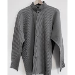 Pleated Long Sleeve Mens Shirt Jacket Simple Lapel Top Coat Jacket Stretch Straight Nine Pants Casual Harlequin Pants Set