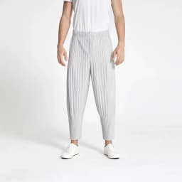 Pleated Long Sleeve Mens Shirt Jacket Simple Lapel Top Coat Jacket Stretch Straight Nine Pants Casual Harlequin Pants Set