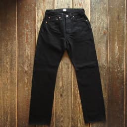 FREEWHEELERS & CO Lot 601 14oz Red Ear Black Jeans