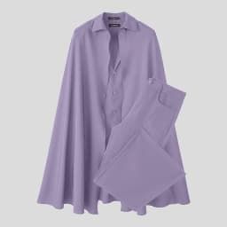 INCERUN Men Sets Solid Color Lapel Long Sleeve Long Style Cloak Blazer & Pants 2PCS Streetwear Loose Fashion Men's Casual Suits