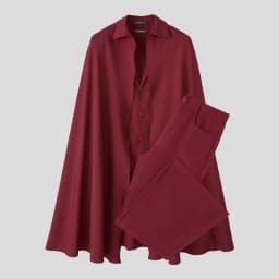INCERUN Men Sets Solid Color Lapel Long Sleeve Long Style Cloak Blazer & Pants 2PCS Streetwear Loose Fashion Men's Casual Suits