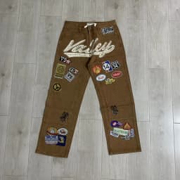 Shinning Diamond Letter Embroidery Badge Baggy Jeans for Men Vintage Straight Loose Casual Denim Trousers Oversized