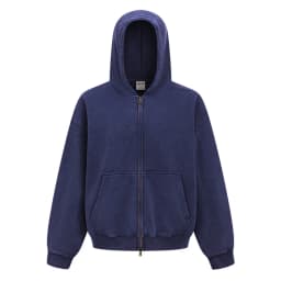 New Autumn and Winter Cashmere Zip Up Jacket Streetwear Casual Oversized Acid Washed Wax Printed Hooded Fleece Zipper Hoodie