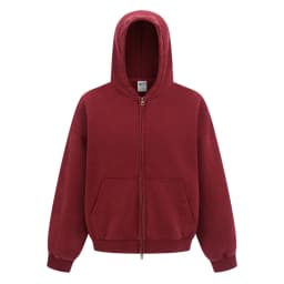 New Autumn and Winter Cashmere Zip Up Jacket Streetwear Casual Oversized Acid Washed Wax Printed Hooded Fleece Zipper Hoodie