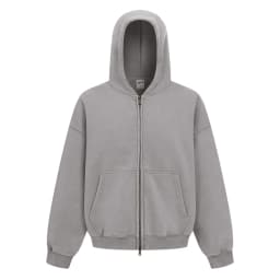 New Autumn and Winter Cashmere Zip Up Jacket Streetwear Casual Oversized Acid Washed Wax Printed Hooded Fleece Zipper Hoodie