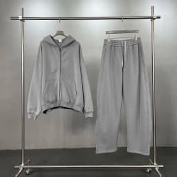 New Autumn and Winter Cashmere Zip Up Jacket Streetwear Casual Oversized Acid Washed Wax Printed Hooded Fleece Zipper Hoodie