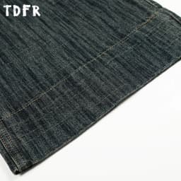Pocket Spliced Jeans Mens Retro Washed Distressed Casual Straight Baggy Wide Leg Denim Pants Man