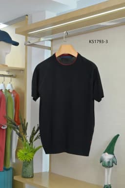 OECHSLI T-Shirt Silk men 2025 New Casual comfortable elastic short sleeve thin round neck Straight big size M-4XL
