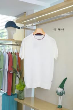 OECHSLI T-Shirt Silk men 2025 New Casual comfortable elastic short sleeve thin round neck Straight big size M-4XL