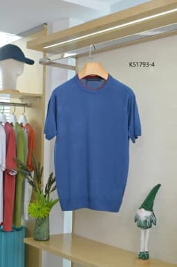 OECHSLI T-Shirt Silk men 2025 New Casual comfortable elastic short sleeve thin round neck Straight big size M-4XL